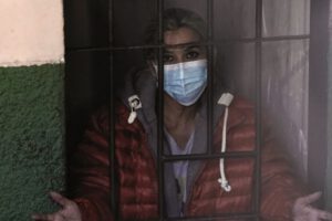 Jeanine Añez tratamiento médico en Miraflores