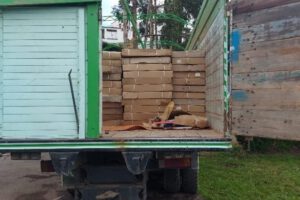 Contrabando de melamina en el estrecho de Tiquina