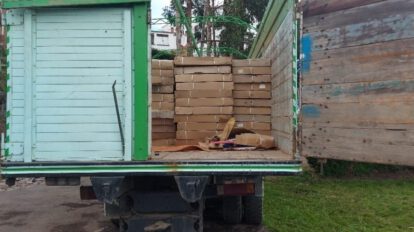 Contrabando de melamina en el estrecho de Tiquina