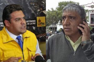 Iván Arias y Luis Revilla discuten sobre la recolección de basura en La Paz
