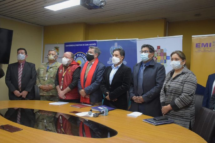 Campaña de vacunación contra Covid-19 en La Paz