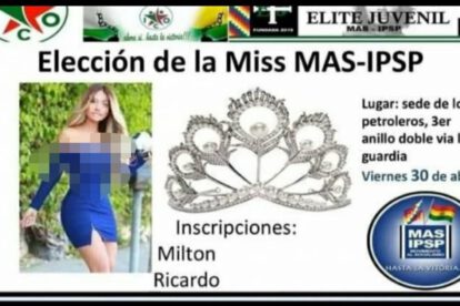 Convocatoria a la elección de Miss MAS-IPSP
