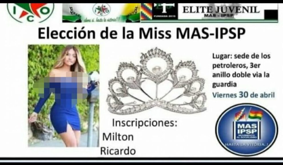 Convocatoria a la elección de Miss MAS-IPSP
