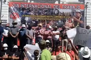 Mejoras salariales en el acto del Día Internacional del Trabajador en Santa Cruz