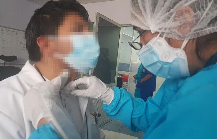 Médico agredido en el Hospital de Clínicas de La Paz