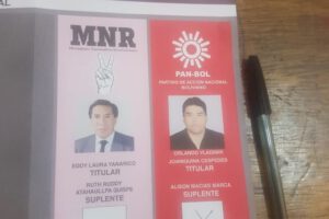 Votantes compartieron fotos de papeletas en redes sociales