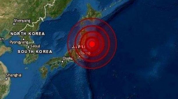 sismo en Japón de magnitud 6.8