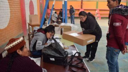 Resultados preliminares elecciones Bolivia