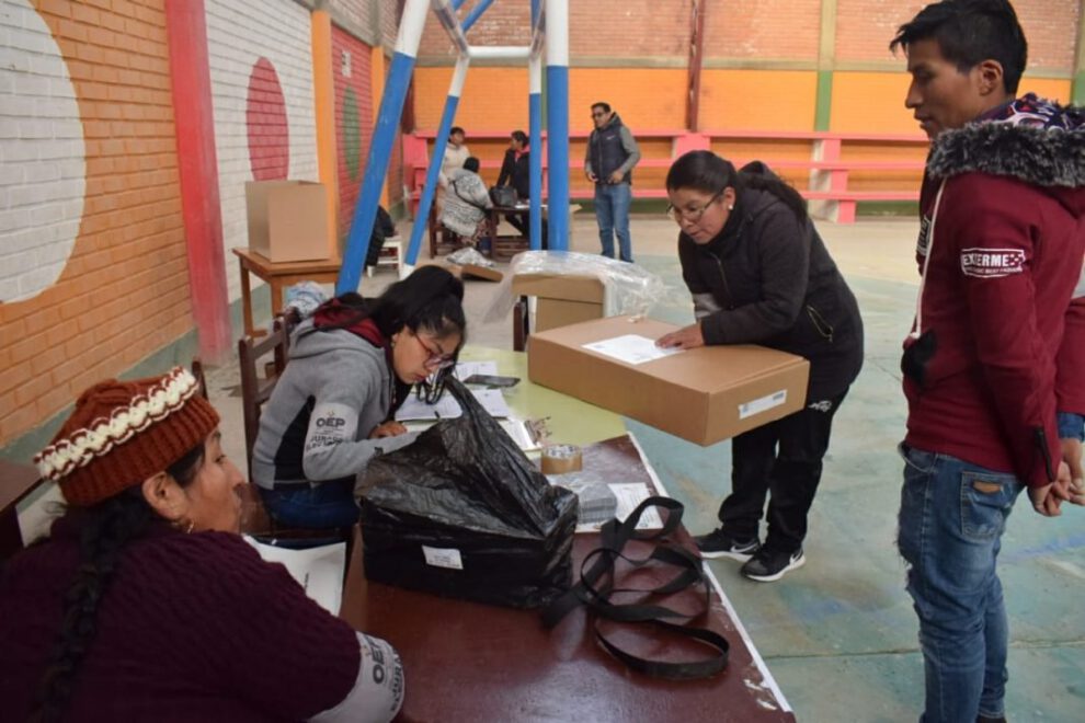 Resultados preliminares elecciones Bolivia