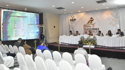 Conteo rápido de actas en Bolivia