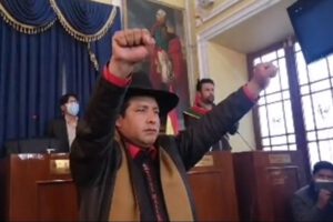 Santos Quispe gobernador La Paz