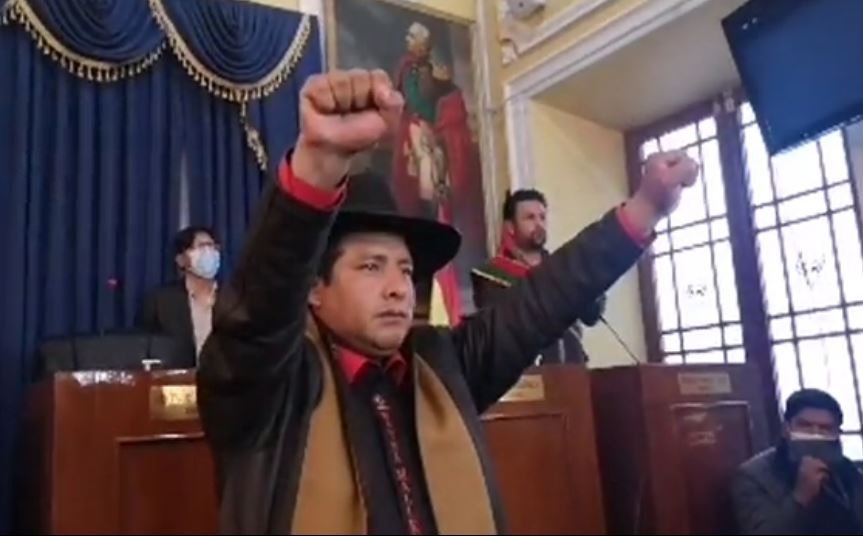 Santos Quispe gobernador La Paz