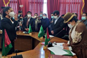 Iris Flores presidente Concejo Municipal El Alto