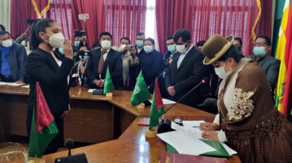 Iris Flores presidente Concejo Municipal El Alto