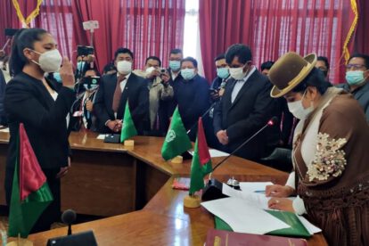 Iris Flores presidente Concejo Municipal El Alto
