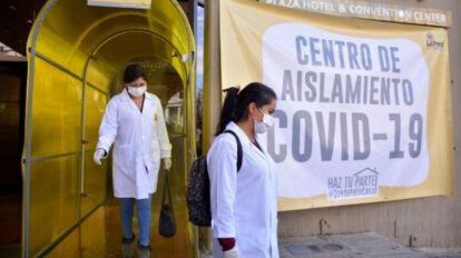 Centro de aislamiento para pacientes con Covid-19 en Trinidad
