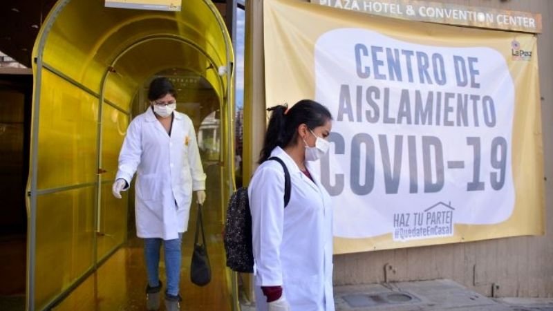 Centro de aislamiento para pacientes con Covid-19 en Trinidad