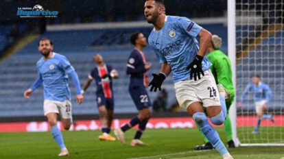 Manchester City clasifica a la final de la Champions League con doblete de Riyad Mahrez