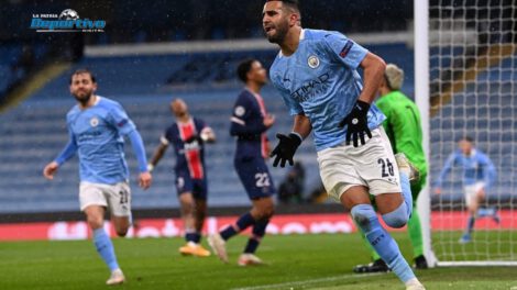 Manchester City clasifica a la final de la Champions League con doblete de Riyad Mahrez