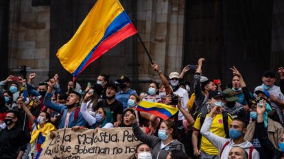 Protestas en Colombia contra la reforma tributaria