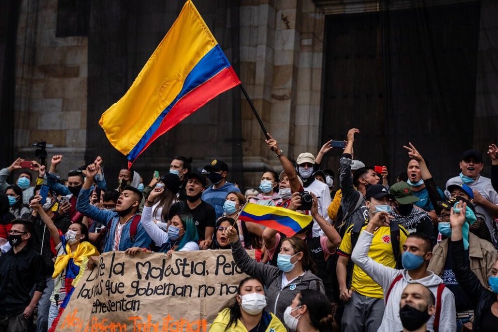 Protestas en Colombia contra la reforma tributaria