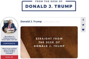 plataforma digital de Trump para comunicarse con seguidores