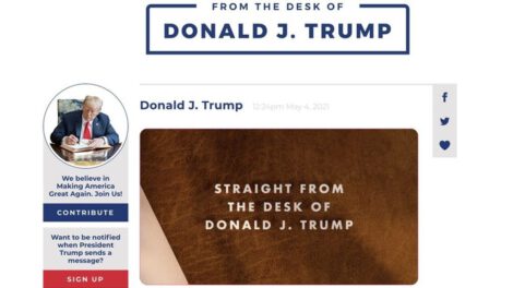 plataforma digital de Trump para comunicarse con seguidores