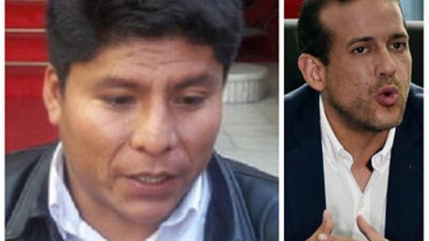 donación de salario de Camacho por el gobernador de Santa Cruz