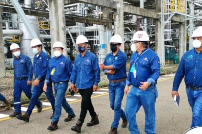 Inspección a las instalaciones de la planta de urea y amoniaco