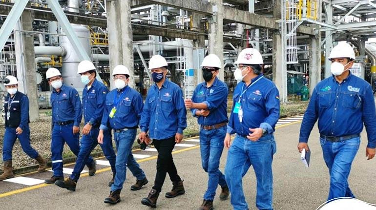 Inspección a las instalaciones de la planta de urea y amoniaco