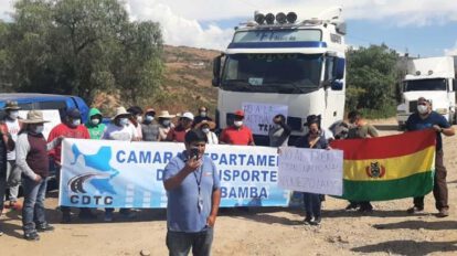 paro indefinido transporte Cochabamba