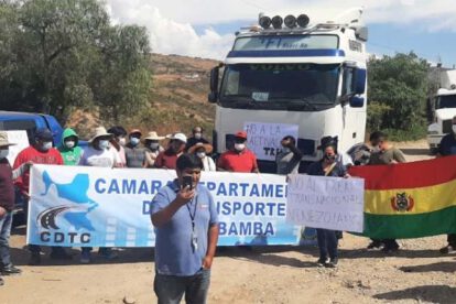 paro indefinido transporte Cochabamba