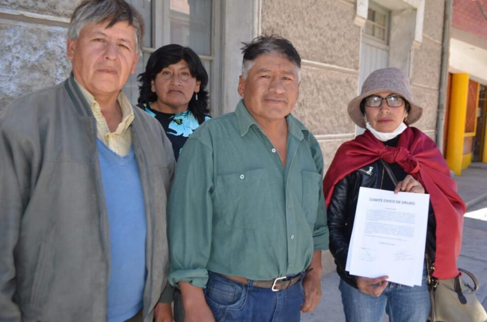 Paro Cívico indefinido Oruro por fraude electoral
