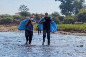 Limpieza del río Guadalquivir por Alexis Dessard en Tarija