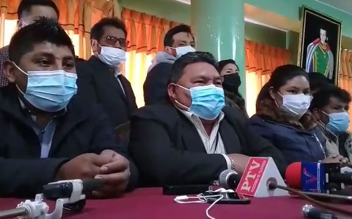 Defensa de Santos Quispe por el Gran Cuartel General de El Alto