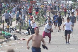 Enfrentamientos en Santa Cruz entre comerciantes y simpatizantes del MAS