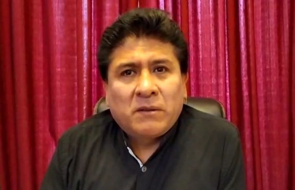 Alcalde de Oruro Saúl Aguilar pide tranquilidad a la población