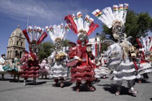 Danza de la morenada en La Paz