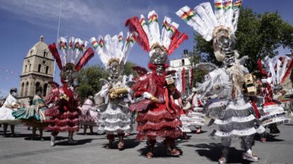 Danza de la morenada en La Paz