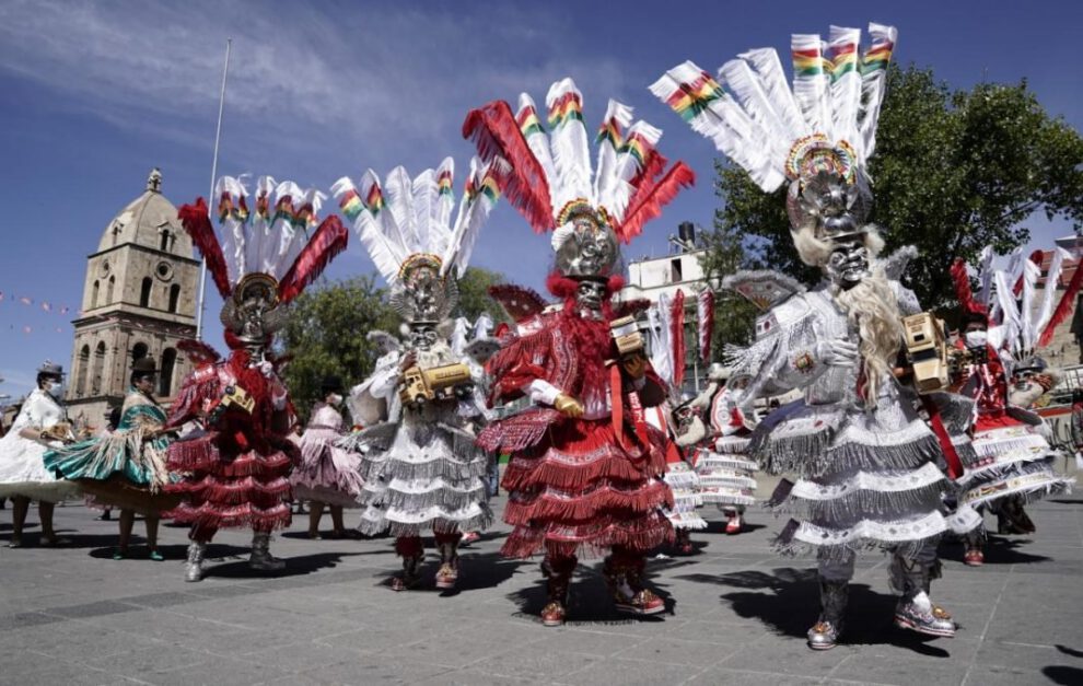 Danza de la morenada en La Paz