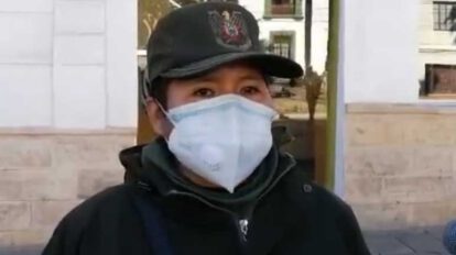 Sargento Cecilia Calani en el caso motín policial de 2019
