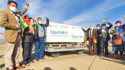 Llegan al país 400.000 dosis de la vacuna Sputnik-V