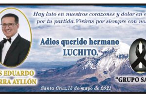 Necrológico de Luis Eduardo Inarra Ayllón