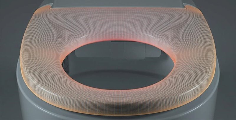 Inodoro inteligente de Xiaomi con calefacción regulable