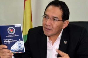 Exfiscal Ramiro Guerrero Peñaranda como funcionario del Poder Ejecutivo