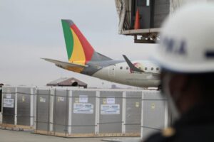 Llegada de la vacuna Sinopharm en Bolivia