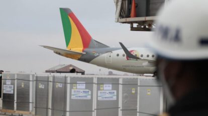 Llegada de la vacuna Sinopharm en Bolivia