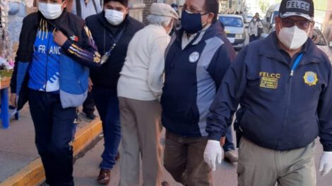 Detención de jueces por narcotráfico en Oruro