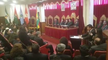 Celebran 164 años del Tribunal Departamental de Justicia de Oruro
