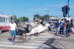 Accidente de ambulancia en Santa Cruz